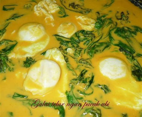Memasak telur sangat mudah, praktis, dan pantas sedunia. Ibu Sham: Gulai telur dengan pucuk ubi
