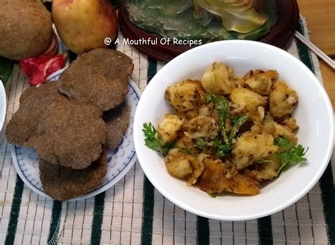 A Mouthful Of Recipes Navratri Fast Special Singhare Ka Atta Water