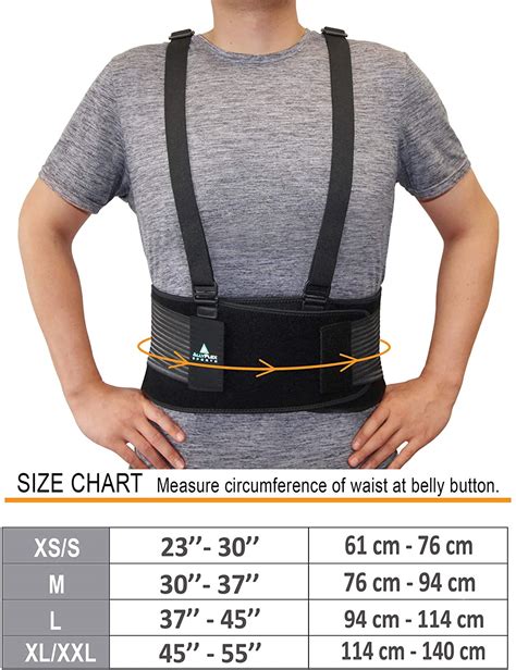 Allyflex Sports® Lumbar Support Back Brace With Suspenders