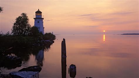 Michigan Lighthouses Desktop Wallpaper Wallpapersafari