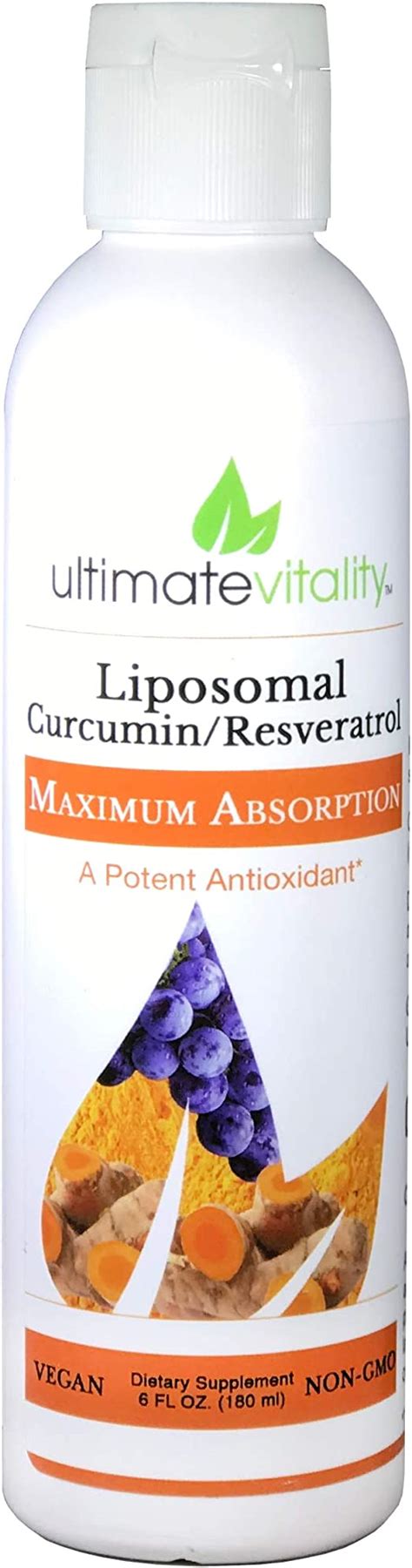 Amazon Com Liposomal Curcumin Liquid Liposomal Delivery System For