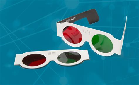 Pappbrille Eyebab Rot Grün Groß Mit Bügeln Farbfilter Systeme Visualtraining Visus