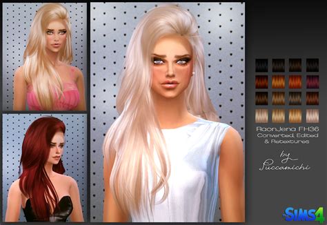 My Sims 4 Blog Raonjena 36 Hair Conversion For Females By Puccami