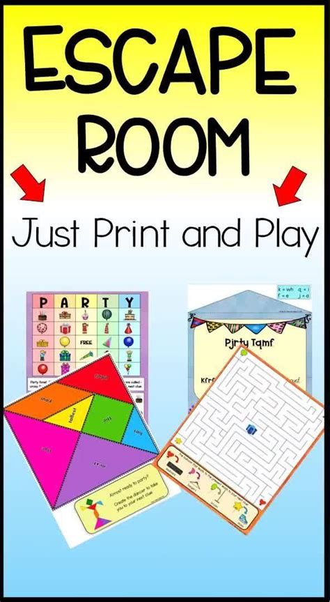 Printable Escape Room For Kids