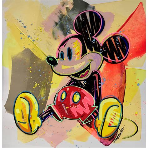 Mickey Mouse Spray Art Only One In The World Custom Made Aghipbacid