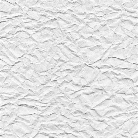 White Crumpled Paper Texture Stock Image Image Of Empty Blank 35888065