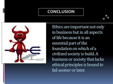 At all levels of work and management. Business ethics