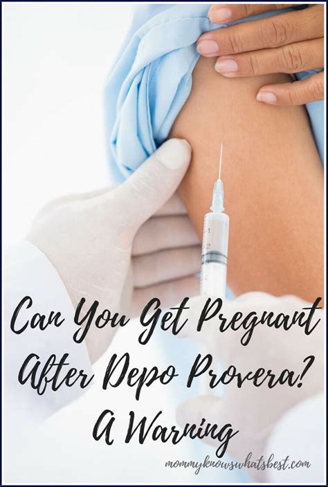 Can You Get Pregnant After Depo Provera Side Effects Of Depo Provera Getting Pregnant