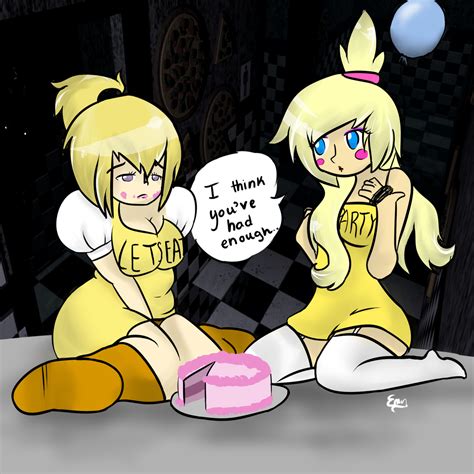 Chica Vs Toy Chica By Lolibon On Deviantart