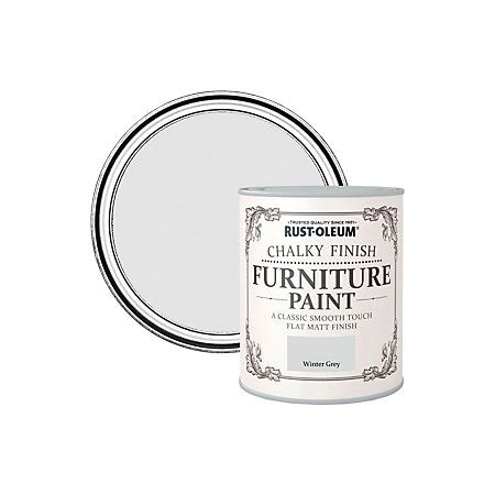 I just bought a few pieces of grey furniture and can't seem to find the right wall color that works with this furniture. Rust-Oleum Winter grey Flat Matt Furniture paint 2.5L ...