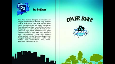 Desain Cover Buku Photoshop Coretan