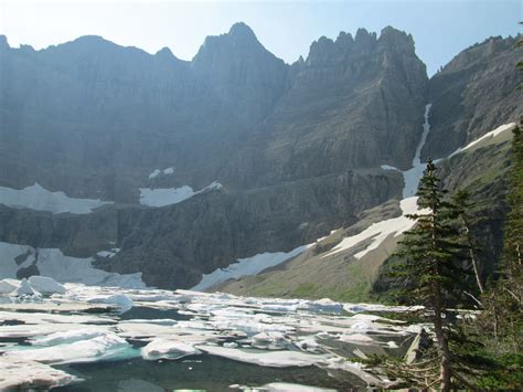 Fileiceberg Lake Glacier National Park Usa