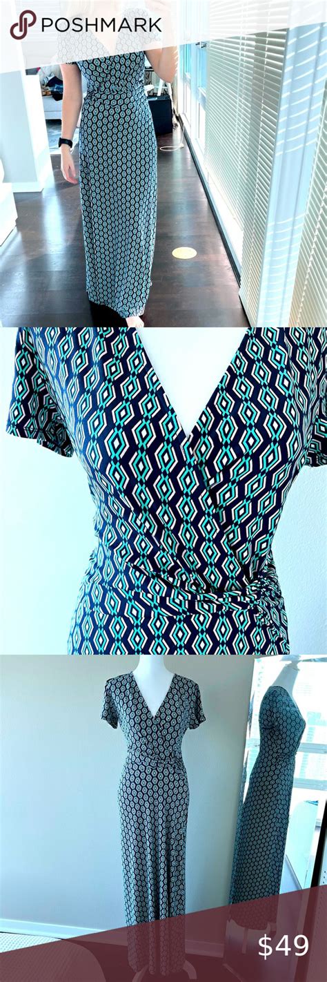 Hawthorn Zaya Maxi Dress Turquoise Pattern Dress Es Maxi Dress