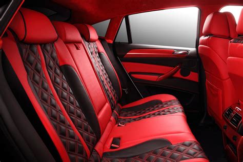 I wasn't aware red interior was offered in a tacoma. Interior BMW X6 / TopCar