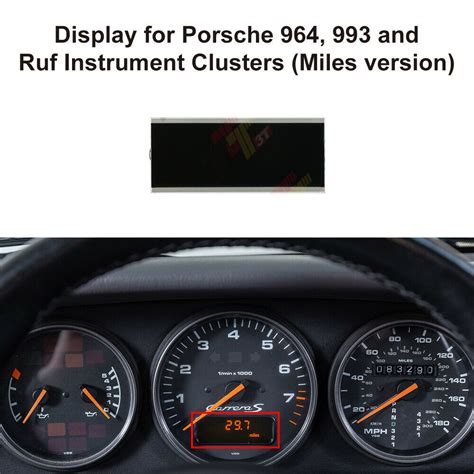 Instrument Cluster Dash Lcd Display For Porsche 964 993 Ruf Btr Rct Ctr