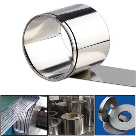 304 Stainless Steel Foil Sheet Thin 0005mm 04mm Metal Plate Roll