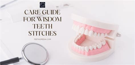 Care Guide For Wisdom Teeth Stitches Aftercare Tips And More