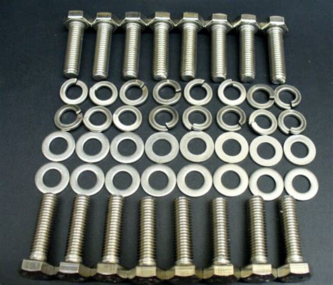Ford 46 And 54 Liter Stainless Exhaust Manifold Bolts Bolt Kit For 2
