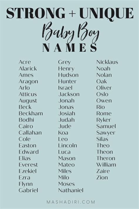 Pin By Kellynne Oxley On Writing Names In Unique Baby Boy Names