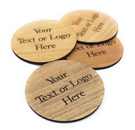 Custom Wooden Coasters Personalized Wood Coasters Laser