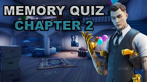 Which dc superhero is now part of the fortnite game? Memory Quiz Chapter 2 - Fortnite Creative Map - YouTube