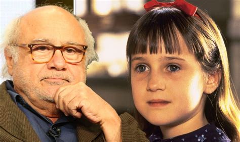 matilda star received beautiful t from danny devito after her mother s death films