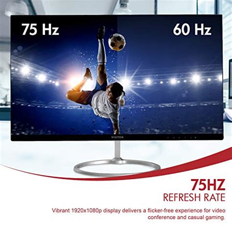 Viotek Ha238 24 Inch Ultra Thin Computer Monitor — Upgraded 75hz Full
