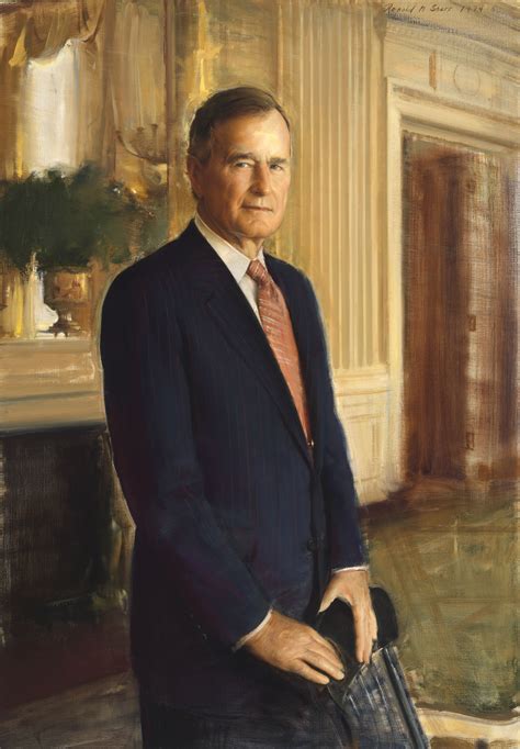 George Hw Bush Americas Presidents National Portrait Gallery