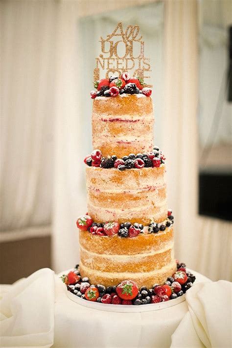 1000 Images About Naked Wedding Cakes On Pinterest Freckle