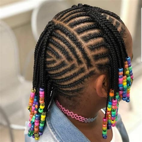 Cornrows & sister (rope) twists. Pin by Angelique Boz Designs on Braids for younger girls in 2020 | Kids braided hairstyles, Kids ...