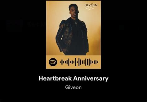 Heartbreak Anniversary Spotify Code