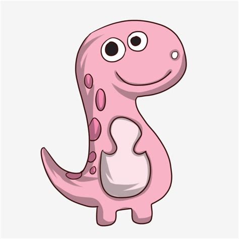 Pink Dinosaur Hd Transparent Cute Pink Dinosaur Illustration Dinosaur