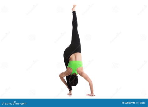 Standing Split Yoga Pose Stock Image Image Of Lifestyle 52839945