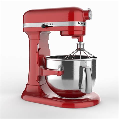 So the plus is a little better at mixing thick batters. 3D KitchenAid Stand Mixer | CGTrader