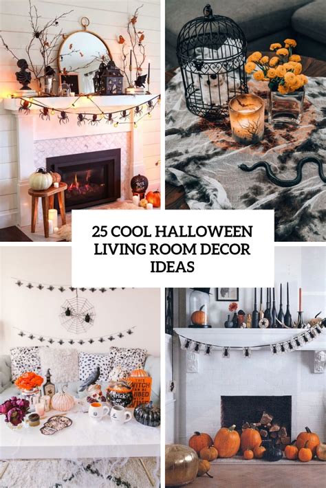 25 Cool Halloween Living Room Decor Ideas Digsdigs