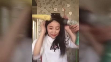 Asian Girl Gets Hair Pulled Off By Drilling Machine La Asiatica Y El Elote Maiz Youtube