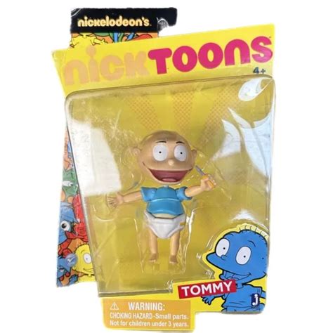rugrats tommy pickles nicktoons nickelodeon action figure toy sealed in box 32 96 picclick