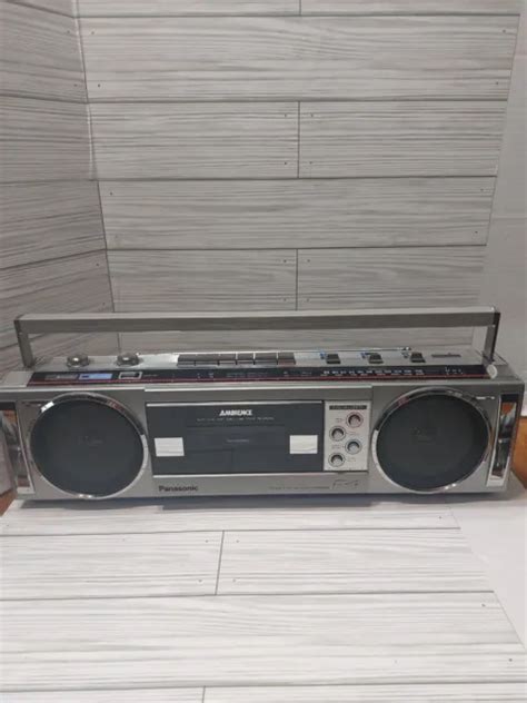 VINTAGE PANASONIC RX F4 Ambience Boombox Radio Cassette Player Recorder