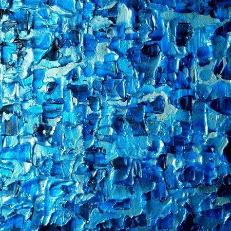 Mosaic Tile Painting Blue Abstract Paint Painting By Holly Anderson