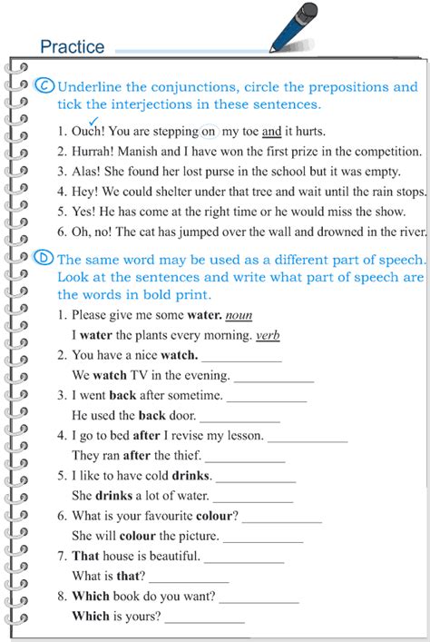 5th Grade Part Of Speech Worksheet Kidsworksheetfun