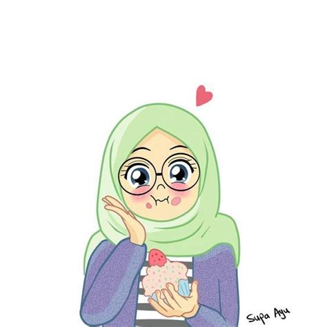 √215 Gambar Kartun Muslimah Cantik Lucu Dan Bercadar Hd Kartun