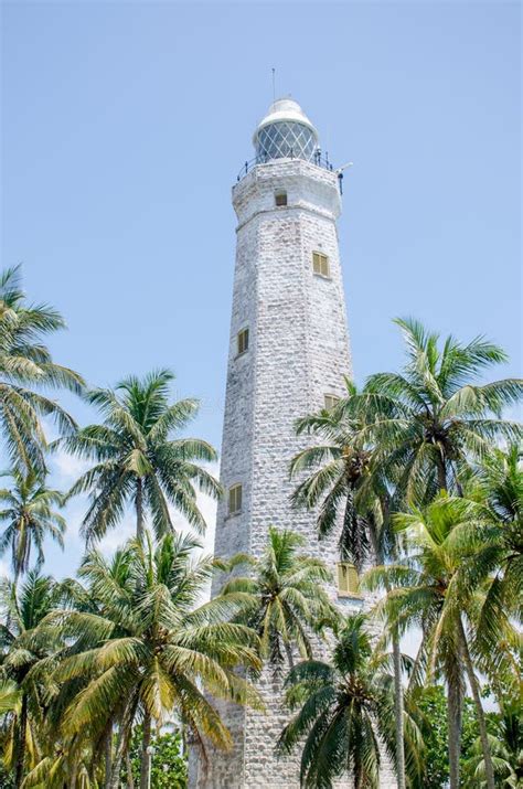 Dondra Lighthouse Southern Point Sri Lanka Stock Photo Image Of