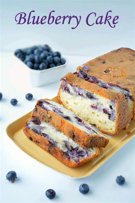 Blueberry Cake Recipe Frozen Blueberries Aria Art