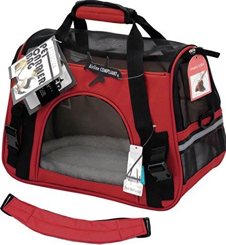 Paws And Pals Airline Approved Pet Carriers W Fleece Bed For Dog And Cat