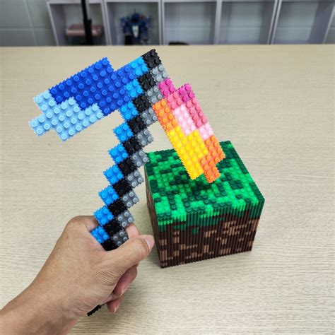 Lego Minecraft Pickaxe Cường Hóa Shop Hero Team