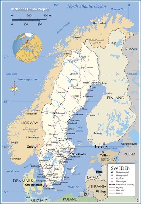 Carte De La Suède Plusieurs Cartes Du Pays Du Nord De Leurope
