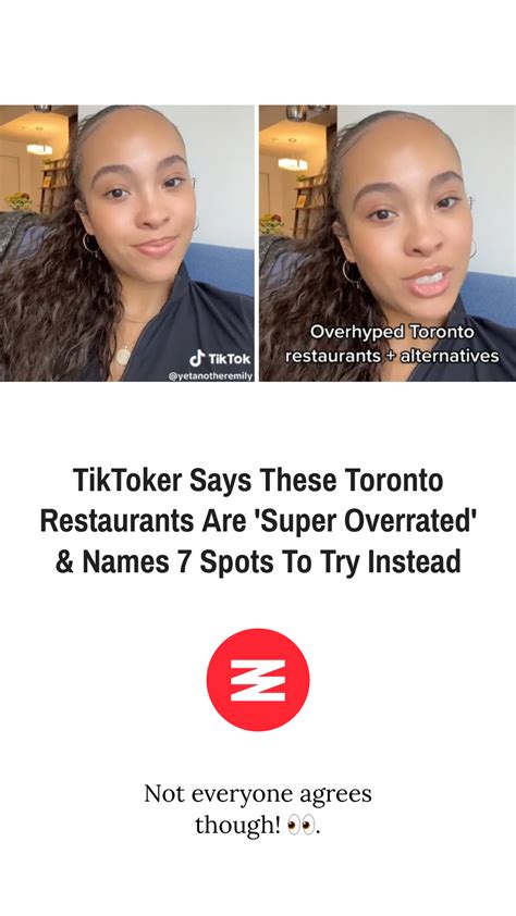 tiktoker says these toronto restaurants are super overrated and names 7 spots to try instead in