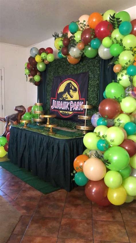 Jurassic Parkdinosaurs Birthday Party Ideas Photo 9 Of 20 Dinosaur