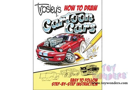 book trosley s how to draw cartoon cars softcover by trosley george 144 pages ct557