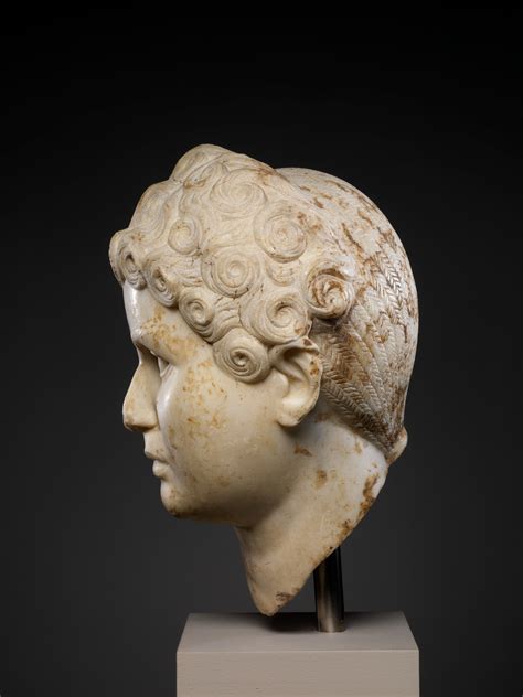 Marble Portrait Of A Young Girl Roman Flavian The Metropolitan